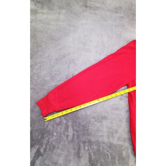 '47Tampa Bay Buccaneers Sz L Mens Red NFL Football Logo Sweatshirt Hoodie C14-25 - Picture 4 of 8